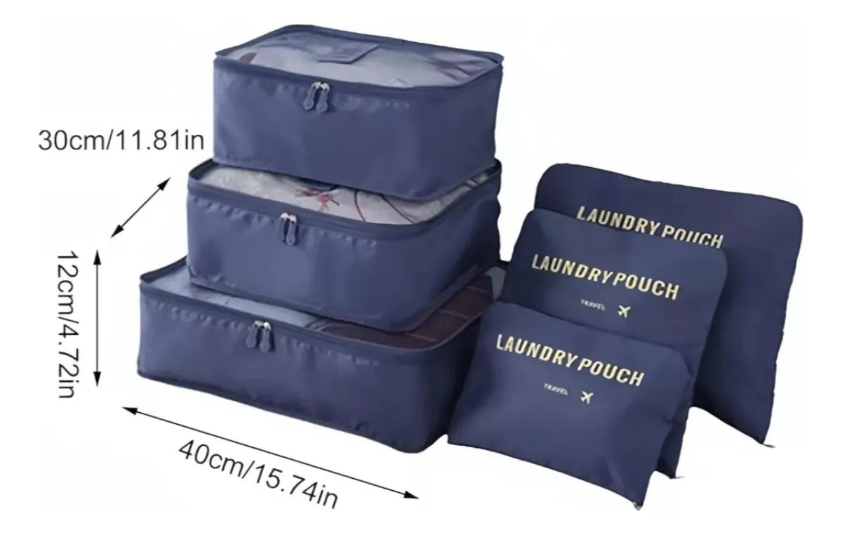 Organizador De Maleta X6 Piezas