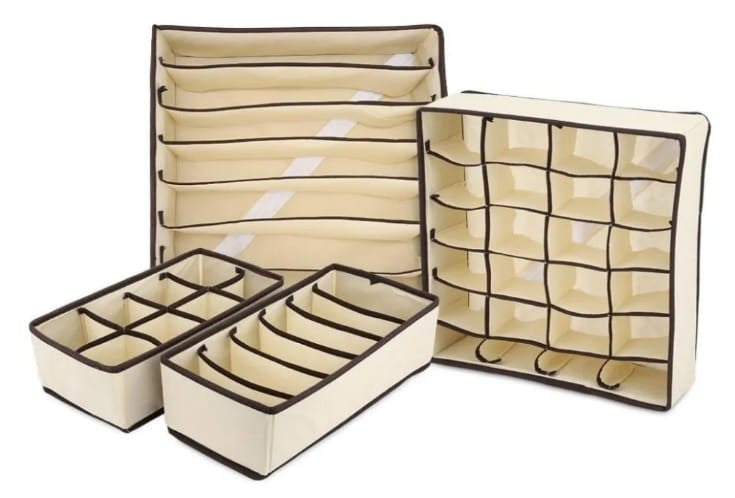Organizador De Ropa Interior X4 unidades