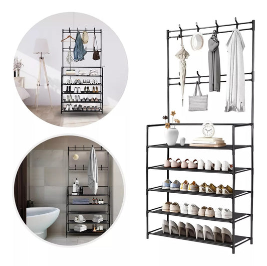 Zapatero Perchero Ganchos Organizador