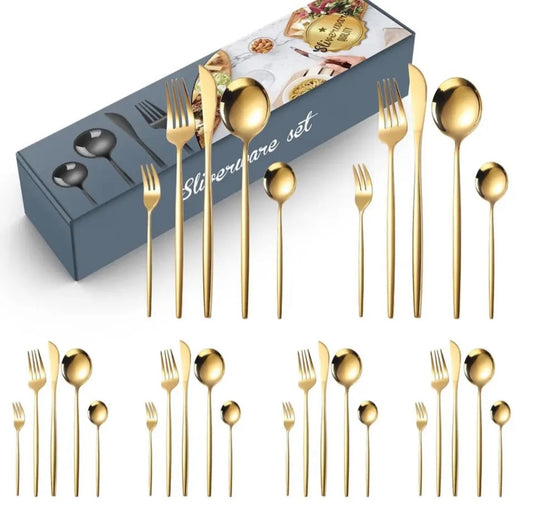 Set Premium Cubiertos 30 Piezas